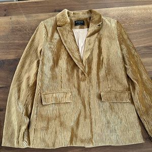 Minkpink Gold Blazer, size small